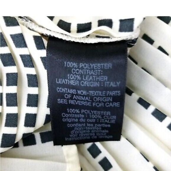 PJK Patterson J Kincaid Size Medium Harness Tank Ivory Black Leather straps - Picture 7 of 9